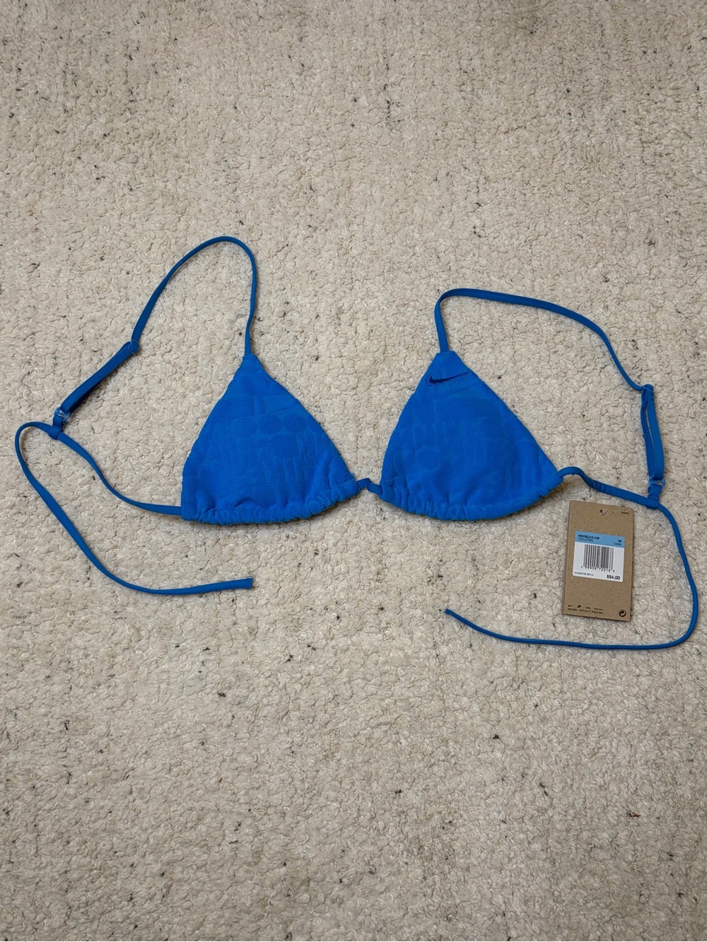 Nike Royal Blue Triangle Swim Top